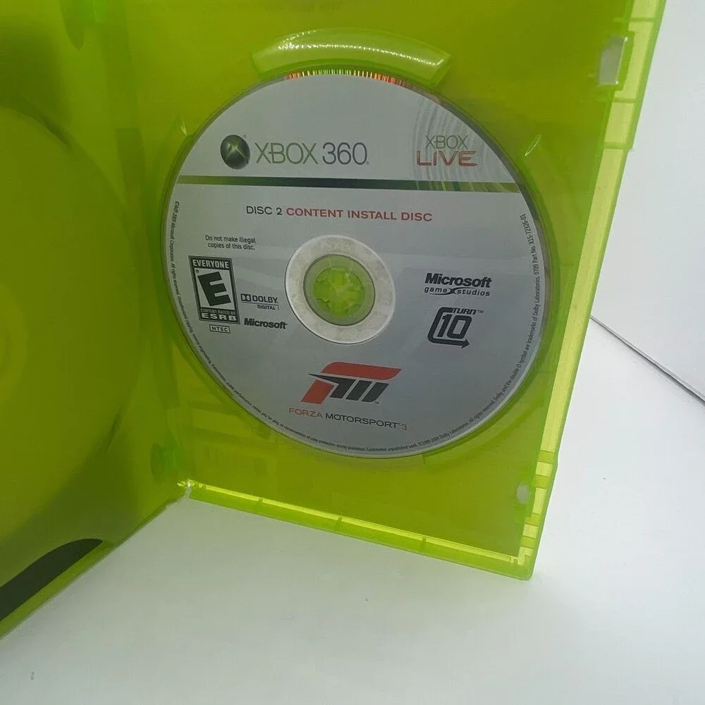 Forza Motorsport 3 FM3 Racing (Microsoft Xbox 360, 2009) Complete W/ Manual